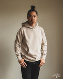 National Athletic Goods Organic Cotton Pullover Parka Sweatshirt - Taupe