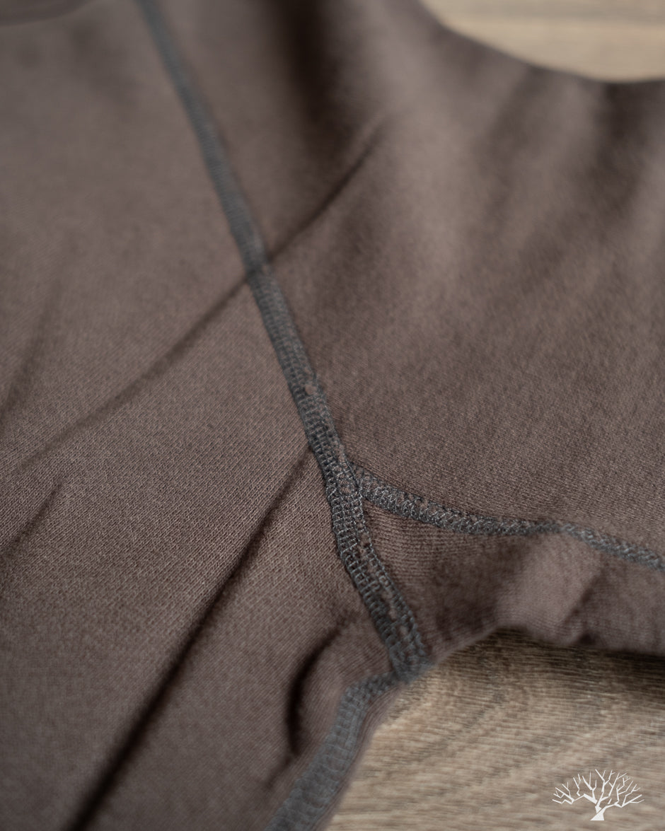  National Athletic Goods Organic Cotton Raglan Warm Up Sweatshirt - Black