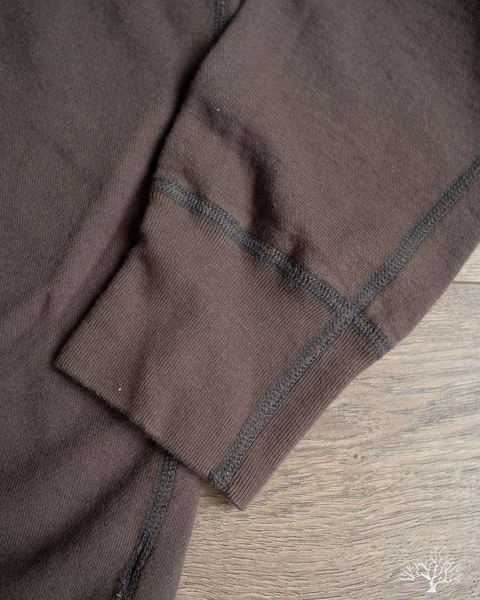  National Athletic Goods Organic Cotton Raglan Warm Up Sweatshirt - Black