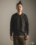  National Athletic Goods Organic Cotton Raglan Warm Up Sweatshirt - Black