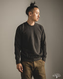  National Athletic Goods Organic Cotton Raglan Warm Up Sweatshirt - Black