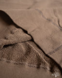 National Athletic Goods Organic Cotton Raglan Warm Up Sweatshirt - Choco