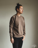 National Athletic Goods Organic Cotton Raglan Warm Up Sweatshirt - Choco