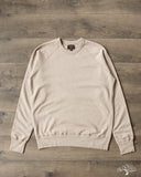 National Athletic Goods Organic Cotton Raglan Warm Up Sweatshirt - Taupe