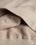 National Athletic Goods Organic Cotton Raglan Warm Up Sweatshirt - Taupe