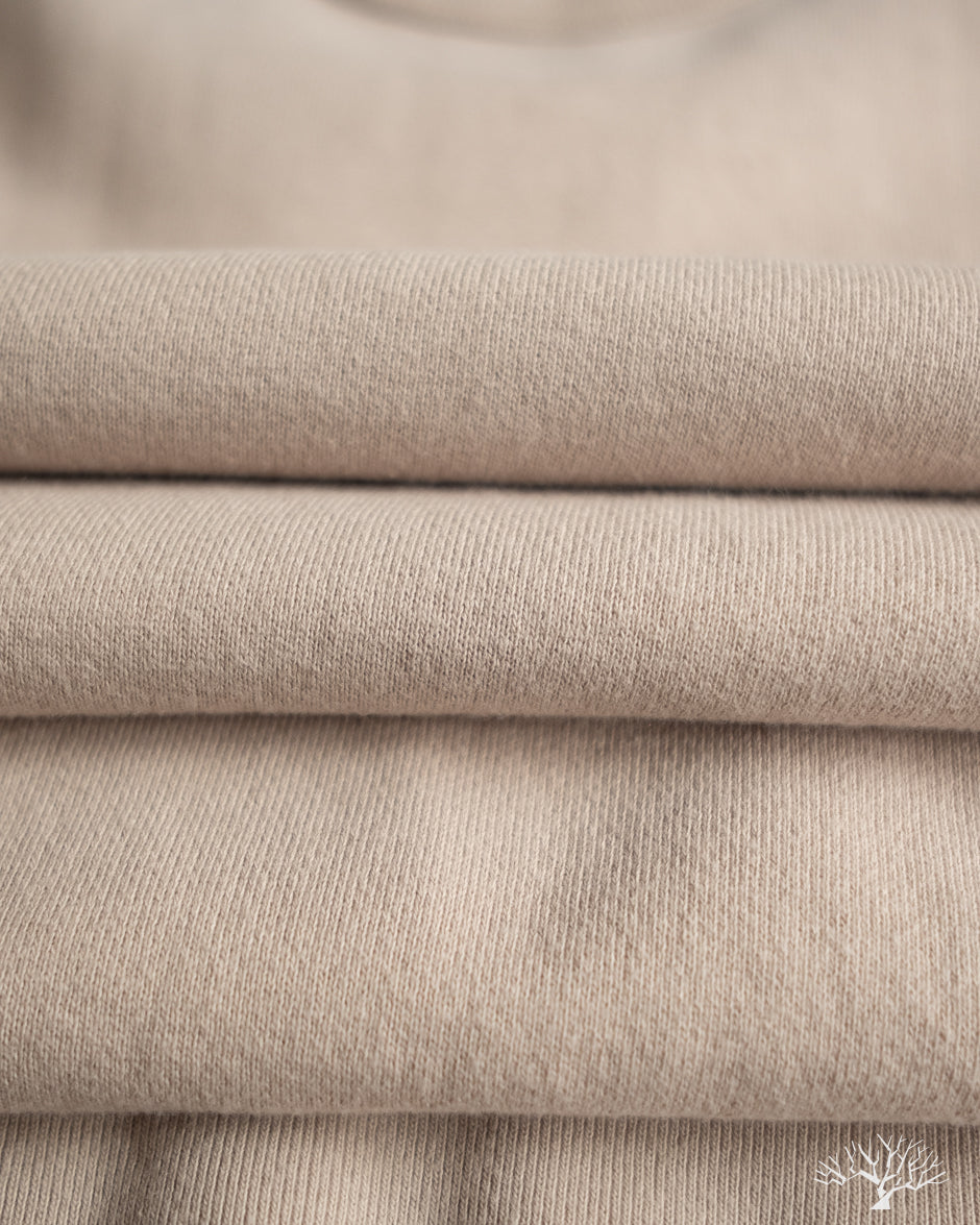 National Athletic Goods Organic Cotton Raglan Warm Up Sweatshirt - Taupe