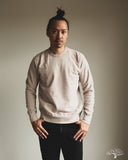 National Athletic Goods Organic Cotton Raglan Warm Up Sweatshirt - Taupe