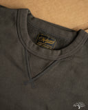 National Athletic Goods Organic Cotton Single-V Warm Up Sweatshirt - Black