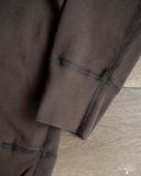 National Athletic Goods Organic Cotton Single-V Warm Up Sweatshirt - Black