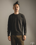 National Athletic Goods Organic Cotton Single-V Warm Up Sweatshirt - Black