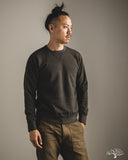 National Athletic Goods Organic Cotton Single-V Warm Up Sweatshirt - Black