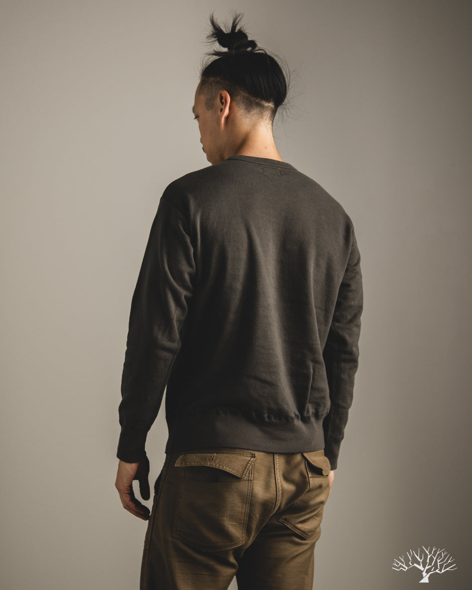 National Athletic Goods Organic Cotton Single-V Warm Up Sweatshirt - Black