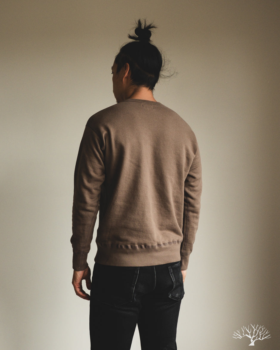 National Athletic Goods Organic Cotton Single-V Warm Up Sweatshirt - Choco