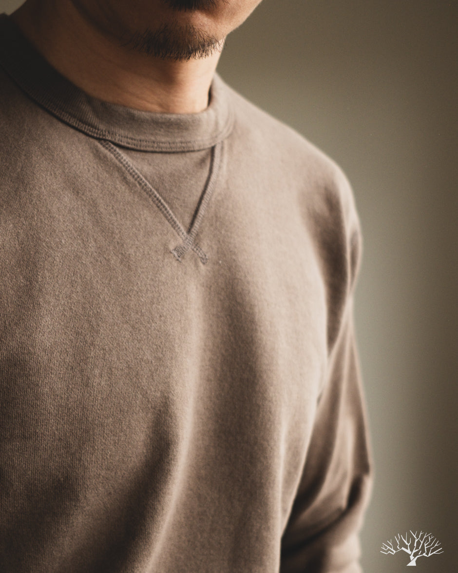 National Athletic Goods Organic Cotton Single-V Warm Up Sweatshirt - Choco