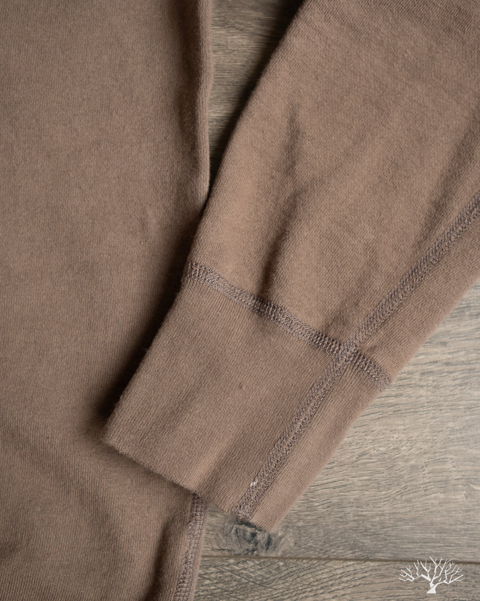 National Athletic Goods Organic Cotton Single-V Warm Up Sweatshirt - Choco