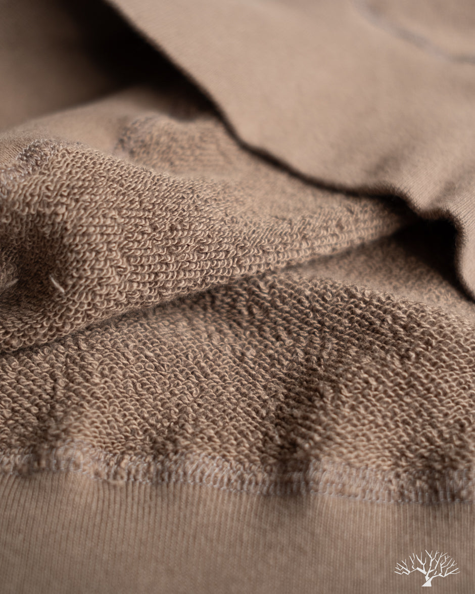 National Athletic Goods Organic Cotton Single-V Warm Up Sweatshirt - Choco