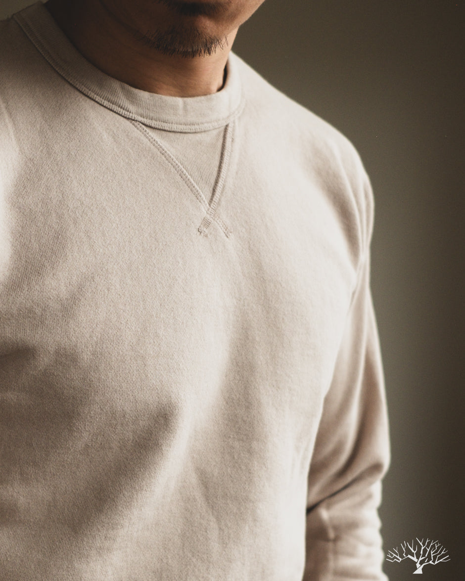 National Athletic Goods Organic Cotton Single-V Warm Up Sweatshirt - Taupe