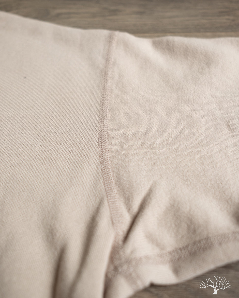 National Athletic Goods Organic Cotton Single-V Warm Up Sweatshirt - Taupe