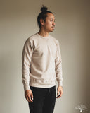 National Athletic Goods Organic Cotton Single-V Warm Up Sweatshirt - Taupe