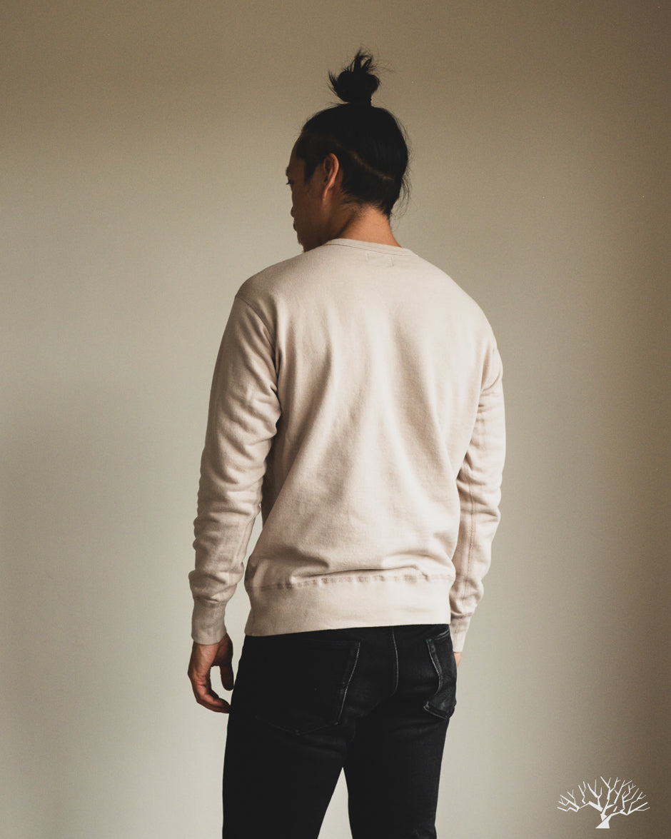 National Athletic Goods Organic Cotton Single-V Warm Up Sweatshirt - Taupe