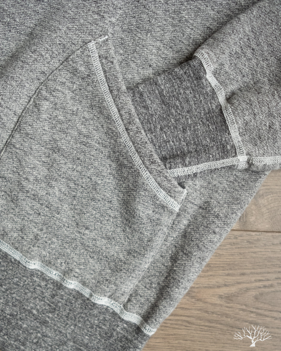 National Athletic Goods 1/4 Zip Parka Sweatshirt - Dark Grey