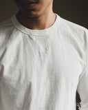 National Athletic Goods Long Sleeve Ribbed Gym Tee - White