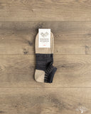 Nishiguchi Kutsushita Linen Cotton Anclet - Charcoal