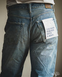 Omoto Denim - 0615 - 13.5oz Unsanforized Selvedge Relaxed Denim - 6 Year Wash
