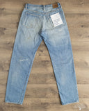 Omoto Denim - 0615 - 13.5oz Unsanforized Selvedge Relaxed Denim - 6 Year Wash
