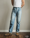 Omoto 0615 - 13.5oz Unsanforized Selvedge Relaxed Denim - 7 Year Wash