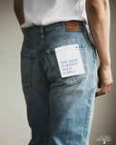 Omoto 0615 - 13.5oz Unsanforized Selvedge Relaxed Denim - 7 Year Wash