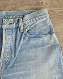 Omoto 0615 - 13.5oz Unsanforized Selvedge Relaxed Denim - 7 Year Wash