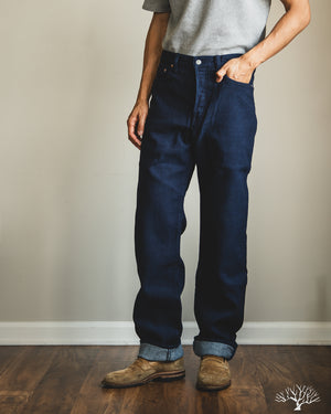 Omoto Denim - 0821 - 15oz Ori-sashi Sashiko Loose Fit Pants