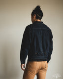 Omoto 3115-BCH - 13.5oz Type 1 Denim Jacket - Charcoal Overdye