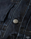 Omoto 3115-BCH - 13.5oz Type 1 Denim Jacket - Charcoal Overdye