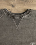 Omoto Denim - 6100 - 12.5oz Memphis Cotton T-Shirt - Bincho-tan Charcoal