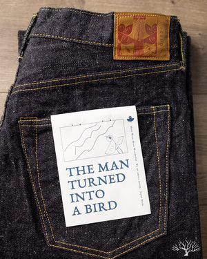 Omoto Denim - 0611 - 15.5oz Slub-Nep Relaxed Denim – Withered Fig