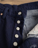 Omoto Denim 0621 - 15oz Ori-Sashi Sashiko Relax Pants