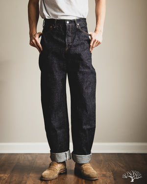 Omoto Denim - 0811 - 15.5oz Slub-Nep Loose Denim – Withered Fig