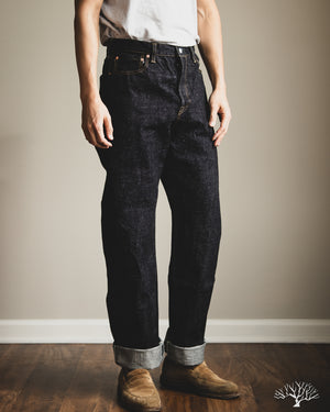 Omoto Denim - 0811 - 15.5oz Slub-Nep Loose Denim – Withered Fig