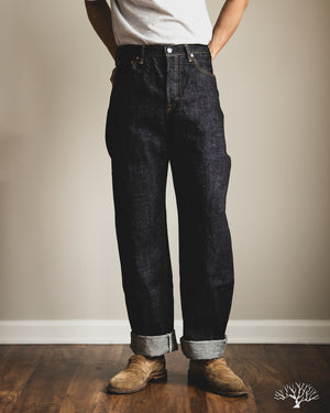 Omoto Denim - 0811 - 15.5oz Slub-Nep Loose Denim – Withered Fig