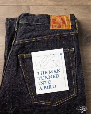 Omoto Denim - 0811 - 15.5oz Slub-Nep Loose Denim – Withered Fig