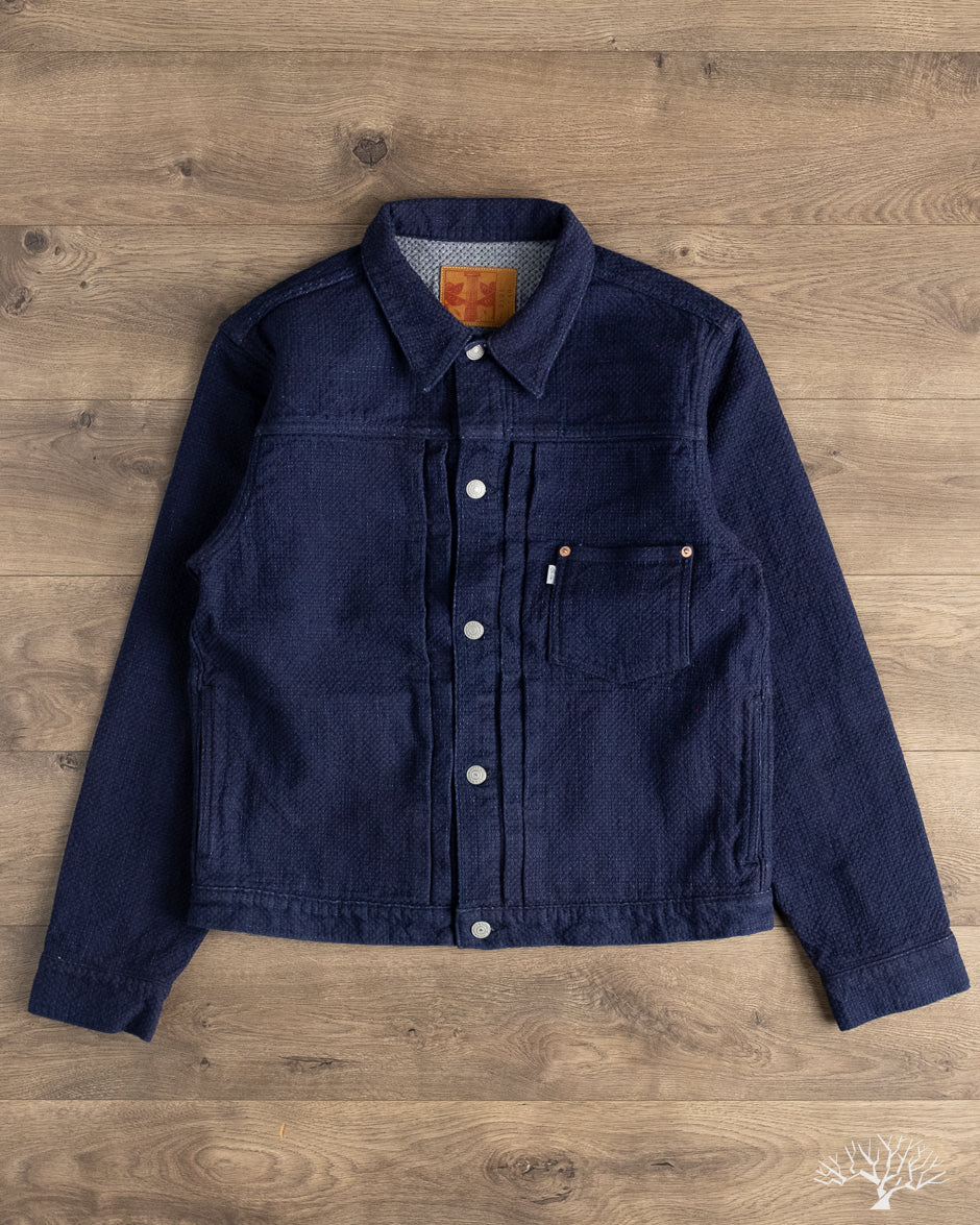 Omoto Denim 3121 - 15oz Ori-Sashi Sashiko Type 1 Jacket