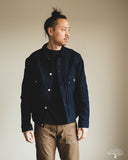 Omoto Denim 3220 - Type 2 Cube Sashiko Denim Jacket Indigo