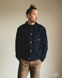 Omoto Denim 3220 - Type 2 Cube Sashiko Denim Jacket Indigo