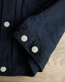 Omoto Denim 3220 - Type 2 Cube Sashiko Denim Jacket Indigo