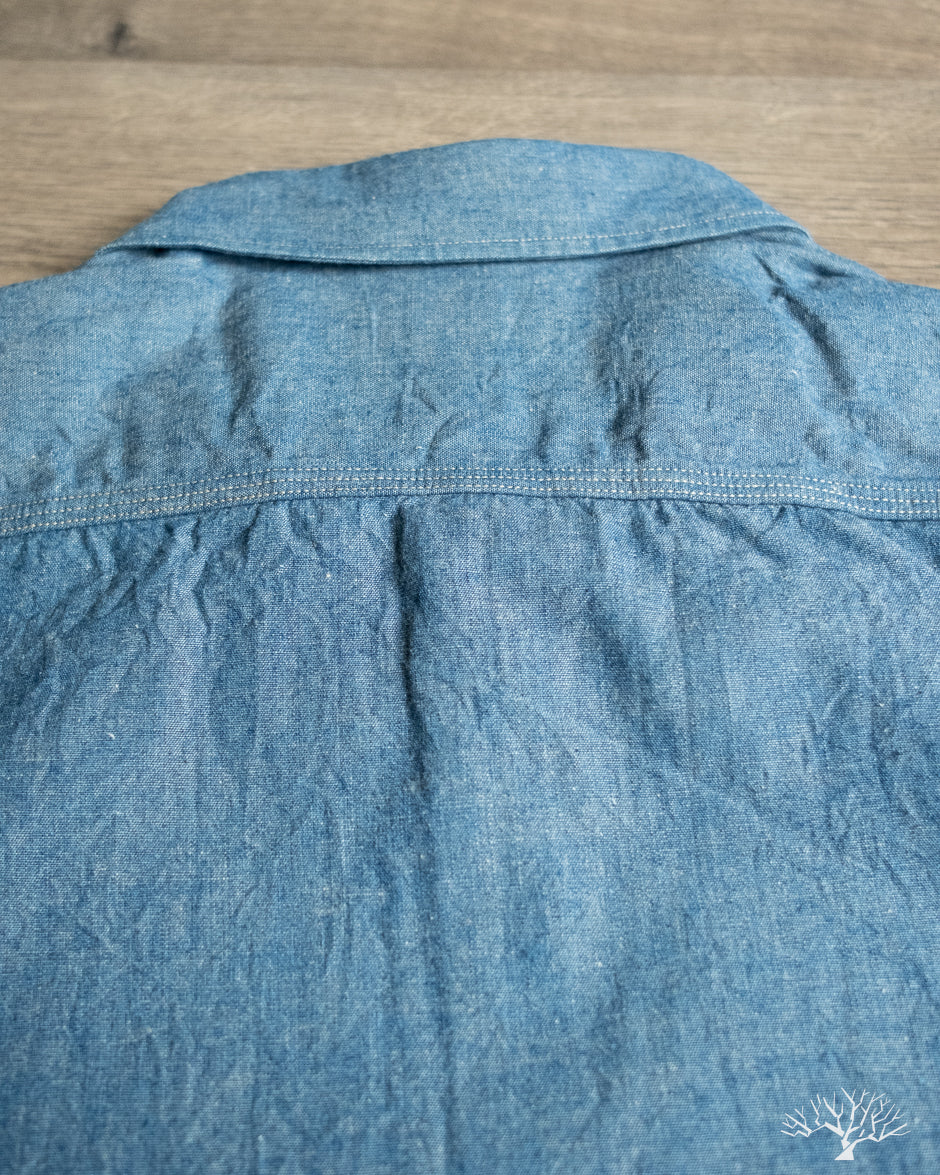 Omoto Denim 5017 - 5.5oz High Density Chambray Work Shirt