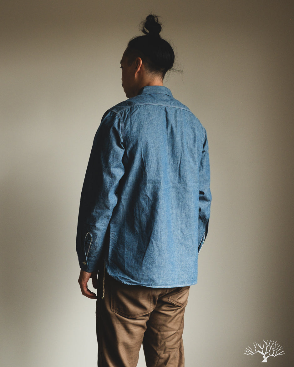 Omoto Denim 5017 - 5.5oz High Density Chambray Work Shirt