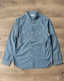 Omoto Denim 5017 - 5.5oz High Density Chambray Work Shirt