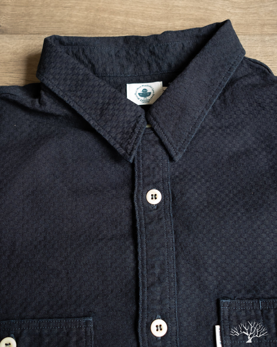 Omoto Denim 5019 - 8oz Ichimatsu Denim Shirt